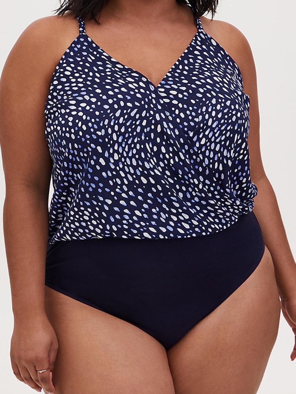 NWT Torrid charmeuse surplice bodysuit
